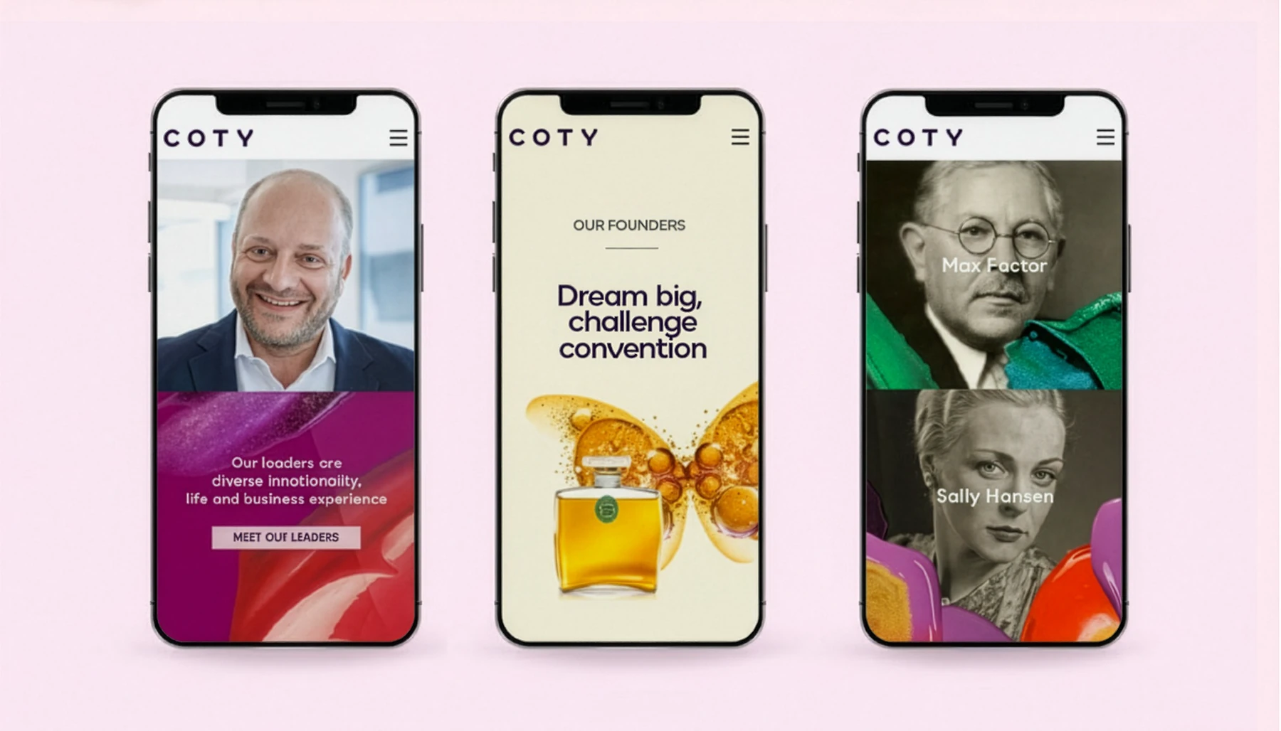 Coty brand communications, mobile