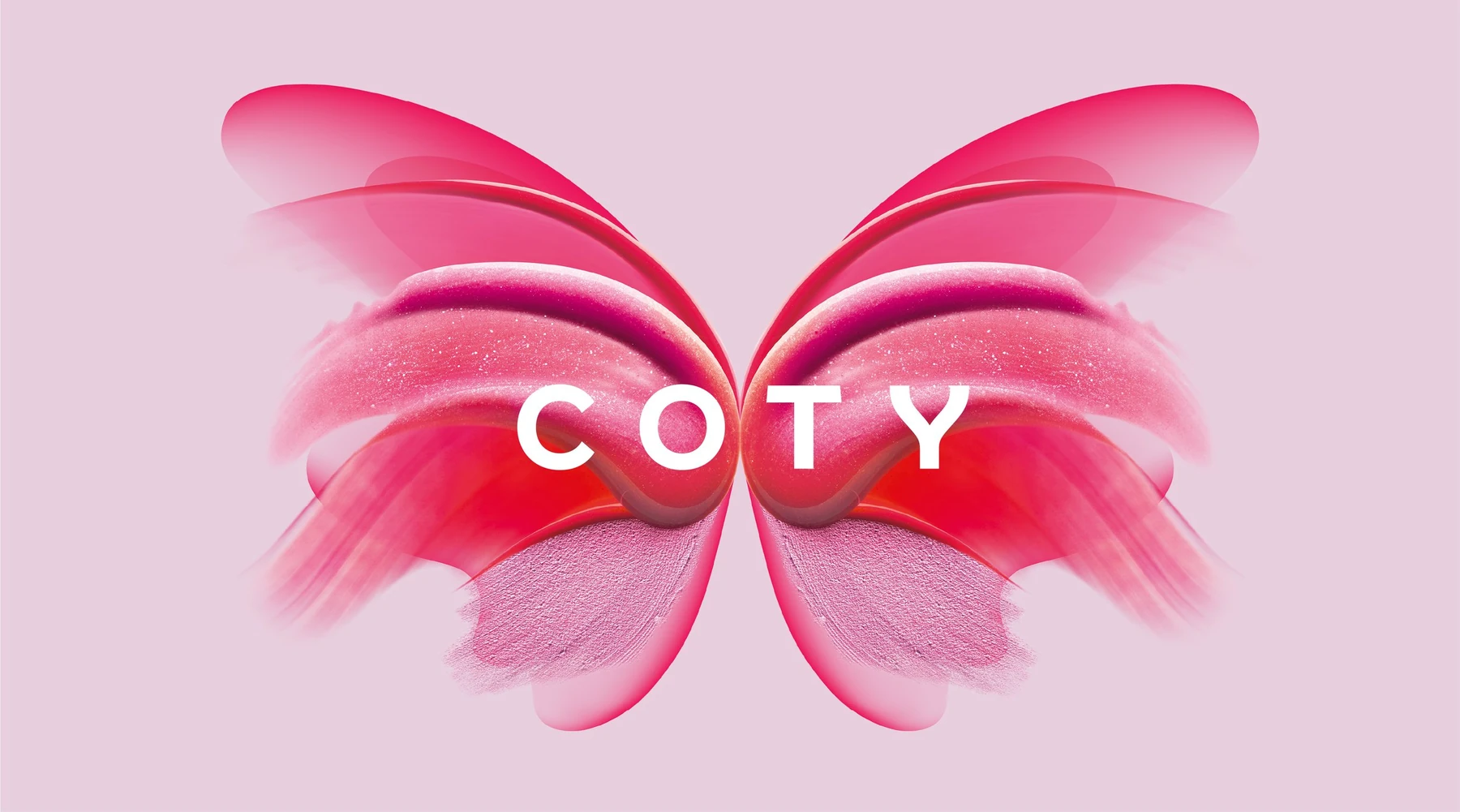 Coty pink butterfly identity
